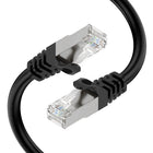 Speedex Cat 7 High-Speed 10 Gigabit Ethernet Patch Internet Shielded Cable - 25 ft Length - Black-High Speed Ethernet Cable For Networks