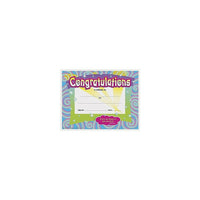 Trend Enterprises Spirals Congratulations Certificate,8 1/2" X 11", 120 Pack (T-2954)-Size: 8 1/2"(L) x 11"(W)