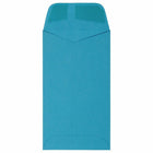 JAM Paper #6 Coin Business Coloured Envelopes - 3.375" x 6" - Blue Recycled - 50 Pack-Quantity : Quantity: 50 Envelopes per Pack