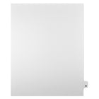 Mark Maker Legal Tabs - Letter Size - White - 1/25th cut - 25 tabs per package - 5 packages Pack - Number 48-White Single Tabs