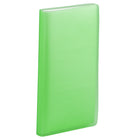 JAM Paper 72-Card Capacity Business Card Book - 4" x 7-1/4" - Green-English only packaging