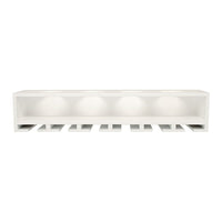 nexxt FN00399-7INT Claret Wine Bottle and Glass Holder Wall Shelf, 21" x 4.25", White-MDF construction in White finish