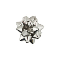 JAM Paper Mega Gift Bows - 13" Diameter - Silver-English only packaging