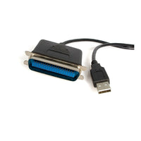 StarTech USB to Parallel Printer Adapter, M/M, 6 Ft.-Compact size and low weight make it an ideal accessory for portable computers