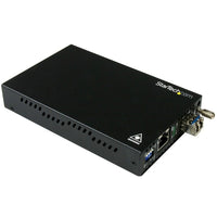 StarTech Gigabit Ethernet Copper-to-Fiber Media Converter, SM LC, 20 km (ET91000SM20)-Flexible network integration, with support for standalone operation, or installation into the StarTech.com Rackmount Chassis (ETCHS2U - sold separately)
