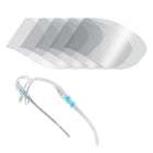 DRSAVER Eyewear Style - Face Shield Set - 1 Frame + 5 Shield for Eye Protection-Eye Guard and Eyeglass Frame: PET