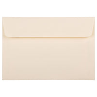 JAM Paper A8 Invitation Envelopes, 5.5 x 8.125, Strathmore Ivory Wove, 250 Pack (900783880H)-Ivory wove Strathmore envelope