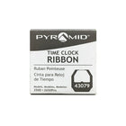 Pyramid Time Systems Replacement Ink Ribbon Cartridge, Black (43079)-Jet Black Ink