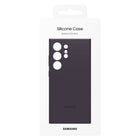Samsung Silicone Case For Galaxy S24 Ultra - Dark Violet-6