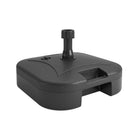 CorLiving PPU-901-U Patio Umbrella Base, Black-Designed to be filled with water or sand