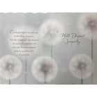 Rosedale 5-1/2" x 8" With Sincere Sympathy on the Loss Of Loved One Sympathy Greeting Cards And Envelopes, 6 Pack (19938)-Card shop quality greeting cards