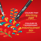 Sharpie Creative Markers - Water-Based Acrylic - Brush Tip - Assorted Colours - 2 Pack-7