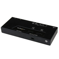 StarTech 2X2 HDMI Matrix Switch with Automatic And Priority Switching, 1080P-Save your time, by conveniently accessing multiple HDMI source devices with 2 independent HDMI displays