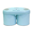 Koolatron Deluxe Double Treat Ice Cream Maker, Blue-A convenient way to make delicious homemade ice cream.