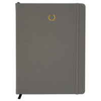 Alfred Sung Classic Softcover Notebook - 7" x 9-3/4" B5 - Light Grey-224 lined pages per notebook