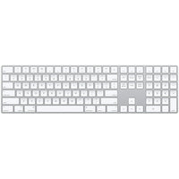 Apple Magic Keyboard with Numeric Keypad - English - White-Wireless Keyboard