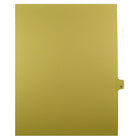 Mark Maker Legal Exhibit Index Tab Buff Single Tabs, 1/25th Cut, Letter Size, No Holes, Number 16, 25 Pack-Buff Single Tabs, 1/25th Cut