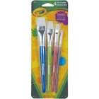 Crayola Flat Paint Brushes, 4 Pack-Ideal for nearly and craft or school project