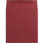 JAM Paper 8.5 x 8.5 Square Envelopes, Dark Red, 250 Pack (31511323H)-Blank interior for personalized message