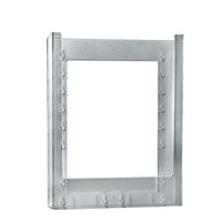 Azar Displays 11.25" x 9.13" x 1.25" Single Letter Wall Mount Crystal Styrene Brochure Holder, 10 Pack (252330)-Use for printed material measuring 11"H x 8.5"W