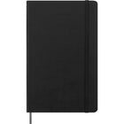 Moleskine Undated Weekly Planner - 12 Month - Large - Black - Hard Cover - 5" x 8.25"-Two-page spread to each week, with the days of the week on the left opposite a ruled page