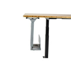 Uncaged Ergonomics Under-Desk CPU Holder With Swivel & Slide-Adjustable: This under-desk CPU holder adjusts in height (13"-21") and width (3.5"-5.75") to safely accommodate a range of CPU sizes