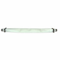 Digiwave Flat Coaxial Cable, 1" x 2" x 7", White-Fits under doors, patio doors, in window frames, and other tight spots