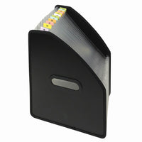 C-Line 13-Pocket Vertical Expanding File (CLI58810)-Expands up to 10 inches wide to hold up to 750 sheets of paper or 26 magazines, catalogs, project folders, file folders and more.
