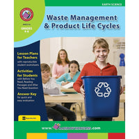 eBook: Waste Management & Product Life Cycles - (PDF version - 1-User Download) - ISBN 978-1-55319-440-8 - Grade 4 - 6-You will receive two emails: one confirming your entire order, and one with a "Download Software" buttonYou can download immediately or return to your email to download later