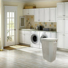 Modern Homes 60L Laundry Hamper - Ivory-Size: 17.5" x 13.78" x 30.9" (44.5 x 35 x 78.5 cm)