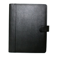 Ashlin RAFERTY Bifold Writing Case with Notepad Black , (F7550-49-01)-Includes a lined 8.5 x 11 notepad.