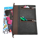 Vangoddy Exo 17" Felt Laptop Sleeve - Brown-7