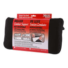 ComfortMakers Deluxe Self-Adjustable Lumbar Support with Memory Foam - Black-12-1/2" x 7-1/2" x 2-1/2" Cushion
