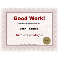 St. James Regent Bond Certificates, Red w/Gold Seals, 24lb, 8 1/2" x 11", 25 Pack-Free downloadable templates from www.first-base.com