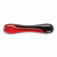 Kensington Duo Gel Keyboard Wrist Rest - Black/Red (62398)-Gel pillow matches natural curve of wrist and hand for comfortable typing