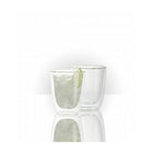 Trudeau Duetto Double Wall Glasses 11 oz, 4 Pack-4.25" H x 3.5" Dia.
