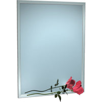 ASI Interlock Mirror 18" x 36", Plate Glass-Interlock Plate Glass Mirror, 18 x 36