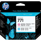 HP 771 Light Magenta and Light Cyan Printhead (CE019A)-Light Magenta and Light Cyan