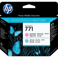 HP 771 Light Magenta and Light Cyan Printhead (CE019A)-Light Magenta and Light Cyan
