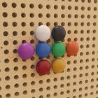 Flash Furniture Bright Beginnings Commercial Grade 64 Piece Jumbo Peg Accessory Pack for Modular STEAM Walls - Multicolor-Pair with Other Accessory Sets for More Fun