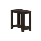 Monarch Specialties 3119 Accent Table - Espresso-Warm cappuccino finish