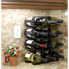 Oceanstar WR1132 Bamboo Wine Rack, 12-Bottle, Dark Espresso-15.75 inches H x 5.75 inches D x 11.75 inches W