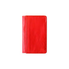 Ashlin Francois RFID Blocking Business Card Holder, Red-Main gusetted pocket can hold up to 60 business cards.