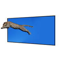 Elunevision 120'' 16:9 Reference 4K Audio Weave Slim Fixed-Frame Screen-Electric projection screen