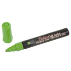 Marvy Uchida Chisel-Tip Liquid Chalk Markers - Erasable - Dustless - Lime Green - 2 Pack-These versatile chalk markers can be used on any non-porous surface such as: Whiteboards, Light boards, Chalkboards, Windows, Windshields, and more!