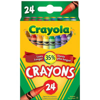 Crayola Crayons - Assorted Colours - 24 Pack-Colour your world