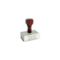 Custom Woodmount Rubber Stamps-Produce your impression with any ink pad - including specialty inks and various colours.