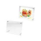 Futech CTS0214 Acrylic Holder, 5-1/2" x 7-1/2" x 3-1/2", Clear, 10 Pack-Frame size: 5-1/2" x 7-1/2" x 3-1/2"
