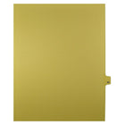 Mark Maker Legal Exhibit Index Tab Buff Single Tabs, 1/25th Cut, Letter Size, No Holes, Number 42, 25 Pack-Buff Single Tabs, 1/25th Cut