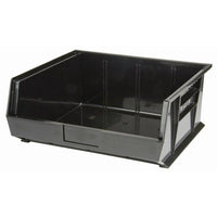 Recycled Stack & Hang Bins, Plastic, Black, 14-3/4" x 16-1/2" x 7" (CF854), 4 Pack-Qty/Pk - 4